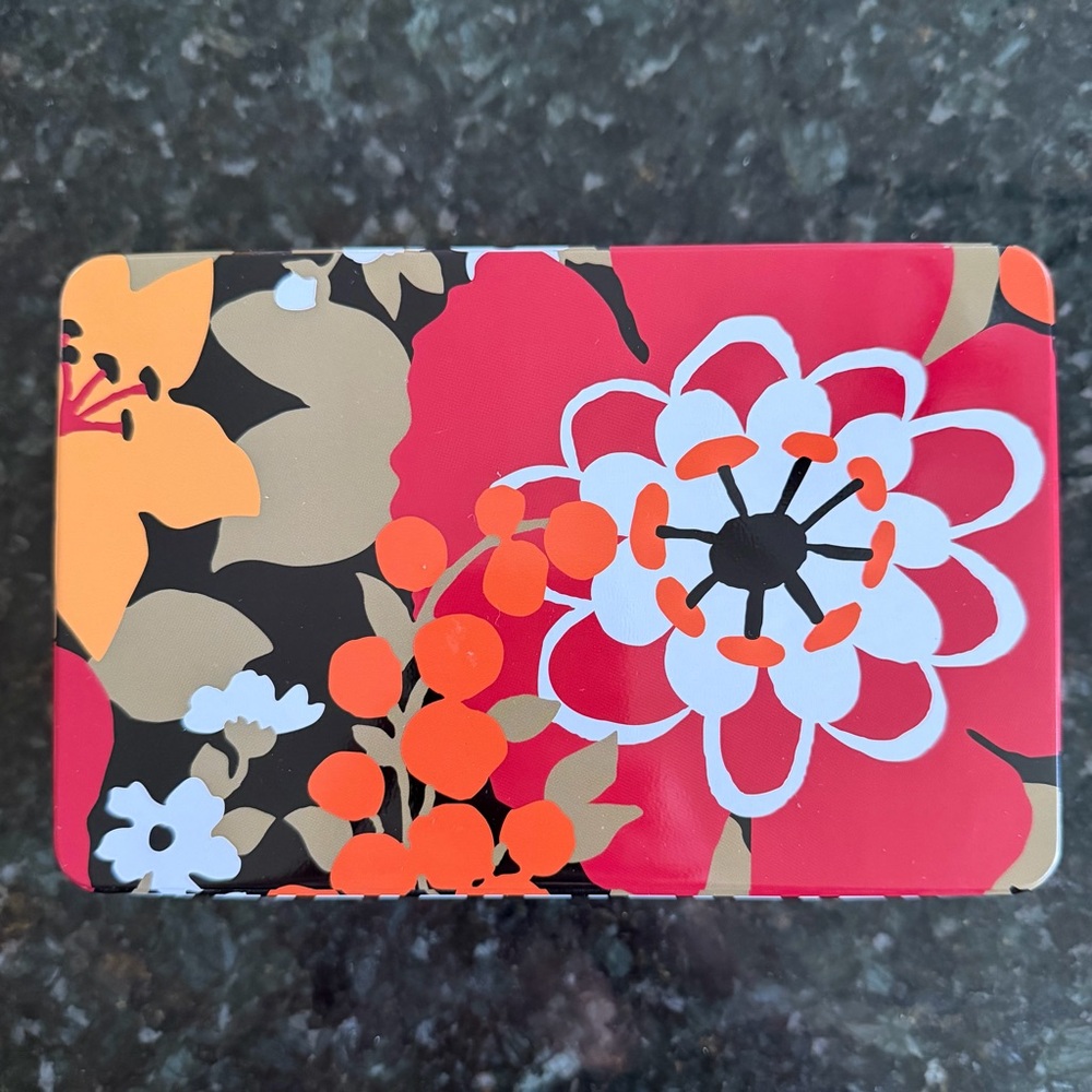 Vera Bradley Keepsake Tin - Floral Pattern